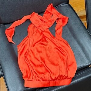 Express Elegant Red Women's Top